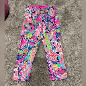 Lilly Pulitzer Size M Luxletic High Rise Weekender Crop Leggings